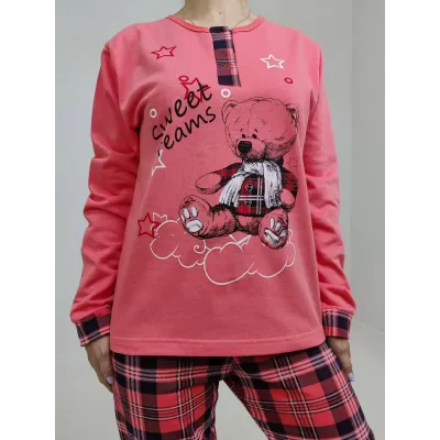 Пижама женская Triko Sweet dreams 56-58 Коралловый (60747728-3) Пижама женская Triko Sweet dreams 56-58 Коралловый (60747728-3)