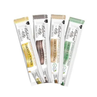 Набір крем-снеків для котів на курячій основі Natural Kitty Creamy Treat Mega Pack 4 смаку 50 шт х 12 г (SNK231102) Набір крем-снеків для котів на курячій основі Natural Kitty Creamy Treat Mega Pack 4 смаку 50 шт х 12 г (SNK231102)