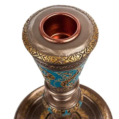 Винтажный подсвечник в арабском стиле Veronese 15 см Коричневый (AL230044)