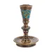Винтажный подсвечник в арабском стиле Veronese 15 см Коричневый (AL230044)