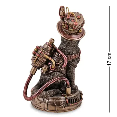 Декоративна статуетка Mr. Cat 17 см Veronese Коричневий AL230064