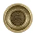 Поющая чаша Kailash Авалокитешвара Мантры Мани Орнамент Мандала Мани 167х167х71 мм Бронзовый (27725)