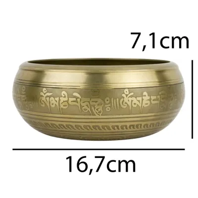 Поющая чаша Kailash Авалокитешвара Мантры Мани Мандала Мани 167х167х71 мм Бронзовый (27726) Поющая чаша Kailash Авалокитешвара Мантры Мани Мандала Мани 167х167х71 мм Бронзовый (27726)