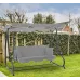 Садова качеля Garden Line Venera 210x120x170 см Grey Садова качеля Garden Line Venera 210x120x170 см Grey