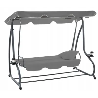 Садовая качеля Garden Line Venera 210x120x170 см Grey
