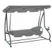 Садова качеля Garden Line Venera 210x120x170 см Grey