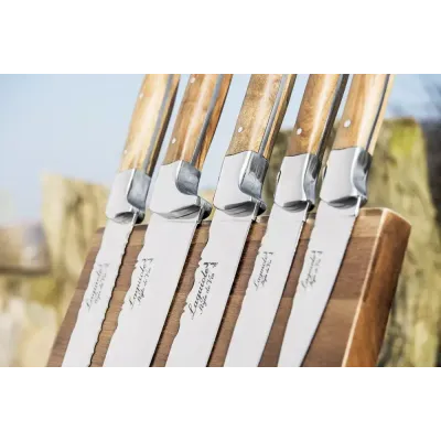 Набір ножів із 6 предметів Style de Vie Luxury Line (KoksmesSetOlijf) Набір ножів із 6 предметів Style de Vie Luxury Line (KoksmesSetOlijf)
