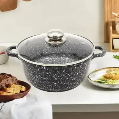 Кастрюля с крышкой 4.2 л с антипригарным покрытием Styleberg ST-3023 Кастрюля с крышкой 4.2 л с антипригарным покрытием Styleberg ST-3023