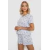 Пижама женская AGER Серый 4XL-5XL (102R370)