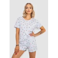 Піжама жіноча AGER Сірий 4XL-5XL (102R370)