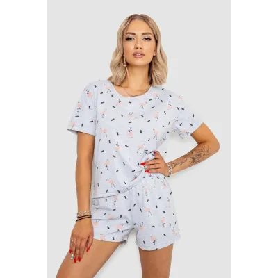 Пижама женская AGER Серый 4XL-5XL (102R370)