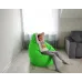 Кресло-мешок груша Оксфорд Waterproof 3XL 95х90х100 см iQmebel Салатовый сьемный чехол
