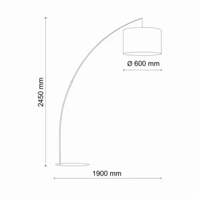Торшер TK Lighting MOBY Черный (TK5485) Торшер TK Lighting MOBY Черный (TK5485)