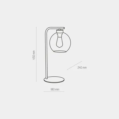 Настільна лампа TK Lighting Cubus Чорний (TK5102) Настільна лампа TK Lighting Cubus Чорний (TK5102)