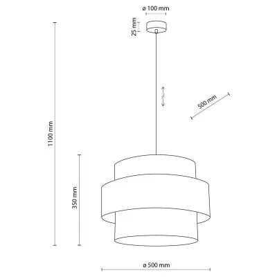 Люстра TK Lighting Calisto Бежевый (TK5419)