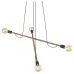Люстра TK Lighting Helix Коричневий Чорний (TK4949)