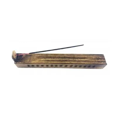 Подставка под аромапалочки Amber Антик из дерева манго 30х7.5х4 см