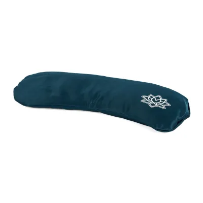 Подушка для очей Bodhi Mako-Satin з лавандою петроль 23х11 см