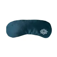 Подушка для очей Bodhi Mako-Satin з лавандою петроль 23х11 см Подушка для очей Bodhi Mako-Satin з лавандою петроль 23х11 см