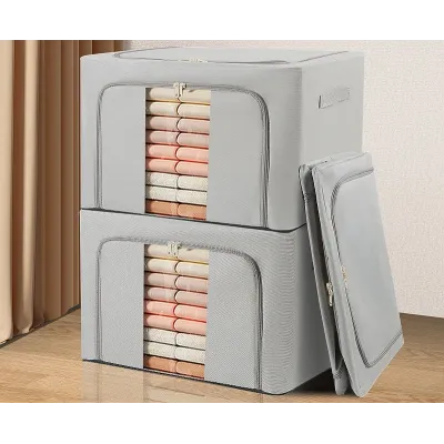 Органайзер для зберігання речей HOME box 72 л 50x40x33 см Сірий (v50x40x33)