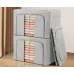Органайзер для зберігання речей HOME box 72 л 50x40x33 см Сірий (v50x40x33)