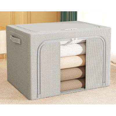 Органайзер для зберігання речей HOME box 72 л 50x40x33 см Сірий (v50x40x33)