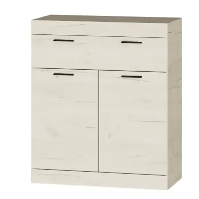 Комод Эверест Соната-4 80х38х94 см крафт білий