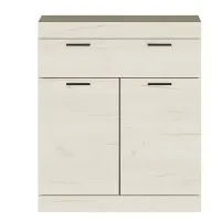 Комод Эверест Соната-4 80х38х94 см крафт белый