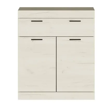 Комод Эверест Соната-4 80х38х94 см крафт білий
