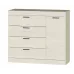 Комод Эверест Соната-5 105х38х94 см крафт білий
