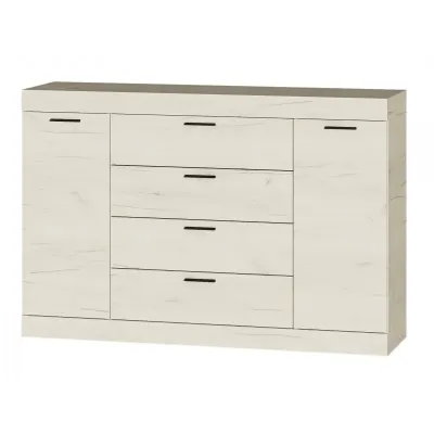 Комод Эверест Соната-8 140х38х94 см крафт белый Комод Эверест Соната-8 140х38х94 см крафт белый