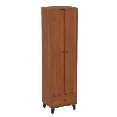 Шкаф распашной с ящиком Компанит Шкаф-17 50х40х180 см орех