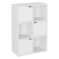 Стеллаж Компанит П 34 59,6х27,5х89,3 см Альба белый