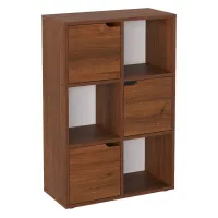 Стелаж Компанит П 34 59,6х27,5х89,3 см горіх