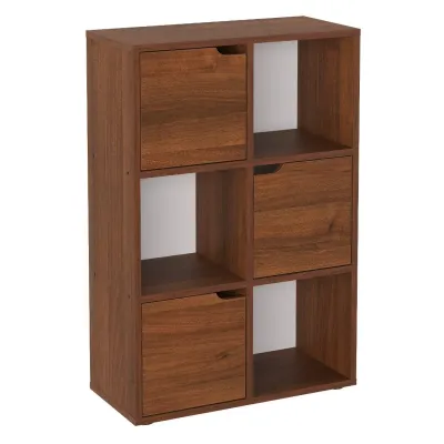 Стеллаж Компанит П 34 59,6х27,5х89,3 см орех