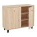 Распашной комод с дверками Компанит Комод-20 100х40х82 см Дуб сонома