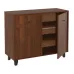 Распашной комод с дверками Компанит Комод-20 100х40х82 см орех
