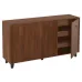 Большой комод с дверцей Компанит Комод 30 148х40х82 см орех