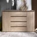 Комод Эверест Лайт КЛ-4 140х38х93 см сонома