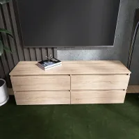 Тумба під телевизор Эверест Лайт ЛТВ-1400 140х38х49 см сонома