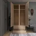 Шкаф розпашна Эверест Лайт ШЛ-2 90х52х208 см сонома