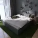 Двоспальне ліжко Эверест Лайт-1400 Щит ДСП 150х211,5х94 см графіт