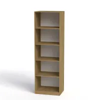 Стелаж книжковий Компанит КШ 1 61,2х44,8х195 см Дуб крафт золотий