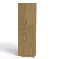 Шафа з ящиками Компанит КШ 11 60х36,6х195 см Дуб крафт золотий