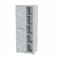 Шкаф с полками Компанит МГ 1 80х51,6х203 см Бетон