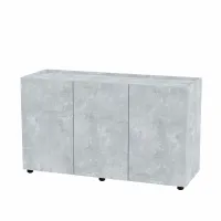 Комод Тумба 2 Компанит МГ 6 120х42х70 см Бетон
