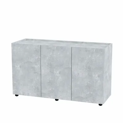 Комод Тумба 2 Компанит МГ 6 120х42х70 см Бетон