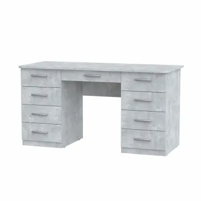 Стол письменный Компанит Учитель 3 140х60х73,6 см Бетон