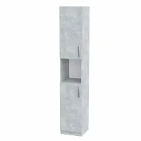 Пенал книжковий Компанит КШ 10 35,5х36,6х195 см Бетон