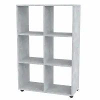 Стеллаж Компанит КШ 21 73х33х109,4 см Бетон
